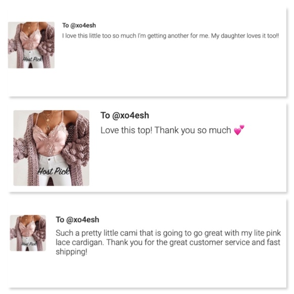 Lace Detail Satin Pink Button Up Cami Top - Picture 8 of 8